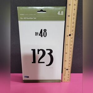 QuicKutz No. 48 Number Set. See Description (0390)
